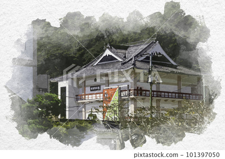 Watercolor style Iwakuni Kashiwabara Museum of Art (Iwakuni Museum of Art) Iwakuni City, Yamaguchi Prefecture Watercolor style Iwakuni Kashiwabara Museum of Art (Iwakuni Museum of Art) Iwakuni City, Yamaguchi Prefecture 101397050