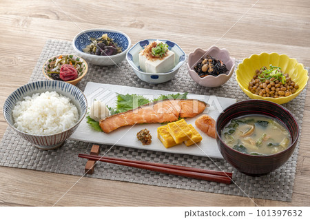Delicious-looking Japanese-style breakfast A healthy breakfast 101397632