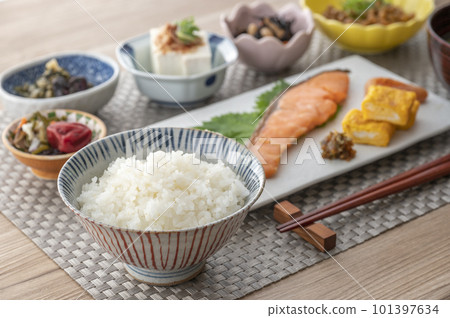 Delicious-looking Japanese-style breakfast A healthy breakfast 101397634