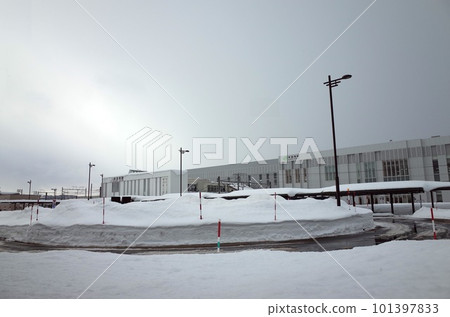 Snow Kikonai Station_Hokkaido 101397833