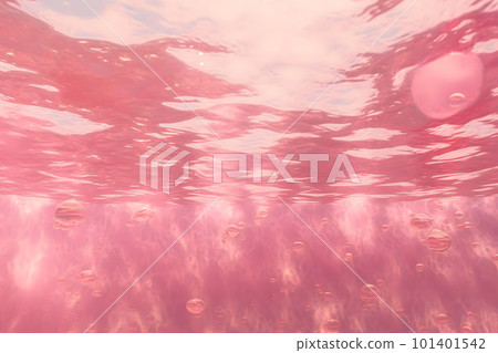 Tropical red ocean with white sand underwater in Hawaii. Neural network AI generated art Tropical red ocean with white sand underwater in Hawaii. Neural network AI generated art 101401542