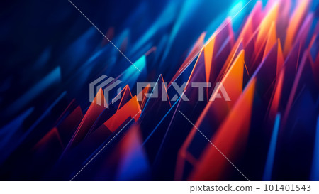 3D Abstract Dark Background with Shining Energy Crystals 3D Abstract Dark Background with Shining Energy Crystals 101401543