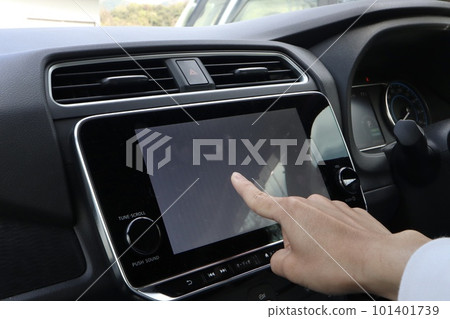 Car navigation system with blank screen Car navigation system with blank screen 101401739