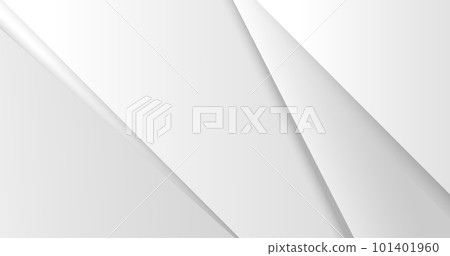 Abstract white geometric diagonal background. Business banners, flyers, and presentations. Vector illustration 101401960