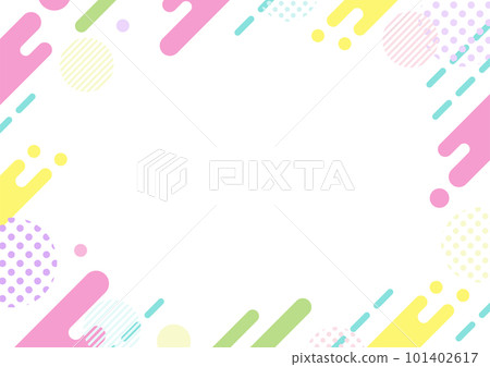 pink pop geometric pattern frame 101402617