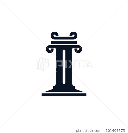 Pillar vector icon symbol illustration Pillar vector icon symbol illustration 101403375