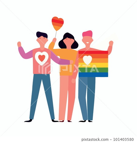 lgbt pride day and month gay parade 101403580