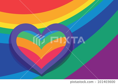 lgbt pride day and month rainbow background 101403600
