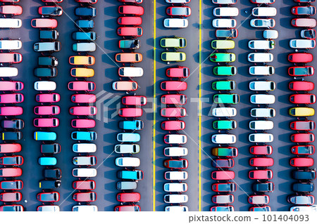 parks filled with cars, top view. Neural network AI generated art parks filled with cars, top view. Neural network AI generated art 101404093