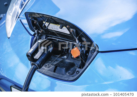 Charging station for electric cars. Types and connectors of ports for charging vehicles. Charging station for electric cars. Types and connectors of ports for charging vehicles. 101405470