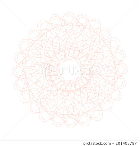 Guilloche rosette for background certificate,diploma and money banknote 101405787