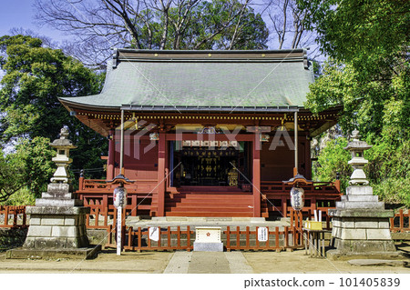 Kawagoe City: Site of the Ninomaru area of Kawagoe Castle. Miyoshino Shrine, the shrine associated with the children's song "Touryanse". Kawagoe City: Site of the Ninomaru area of Kawagoe Castle. Miyoshino Shrine, the shrine associated with the children's song "Touryanse". 101405839