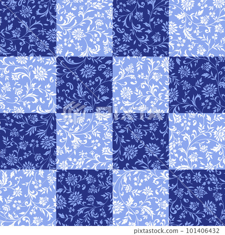 Beautiful and easy to use vector chintz pattern, 101406432