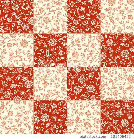 Beautiful and easy to use vector chintz pattern, 101406433