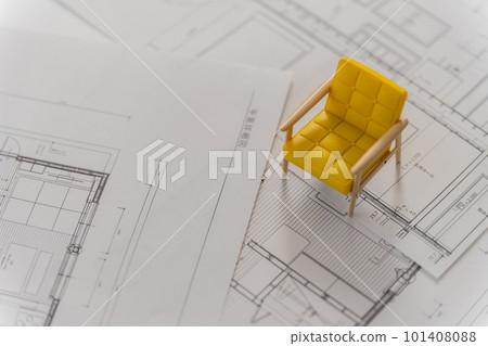 Architectural drawing My home architectural design image material Architectural drawing My home architectural design image material 101408088