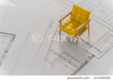 建築製圖我的家建築設計形像素材 建築製圖我的家建築設計形像素材 101408089