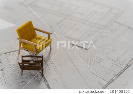 建築製圖我的家建築設計形像素材 建築製圖我的家建築設計形像素材 101408103