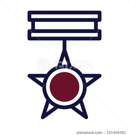 military icon duotone maroon navy style illustration vector army element and symbol perfect. 101409391