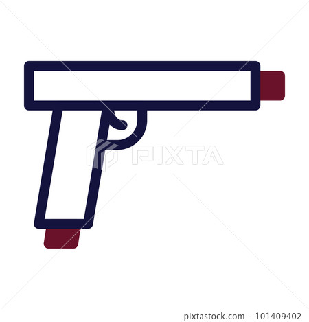 military icon duotone maroon navy style illustration vector army element and symbol perfect. 101409402
