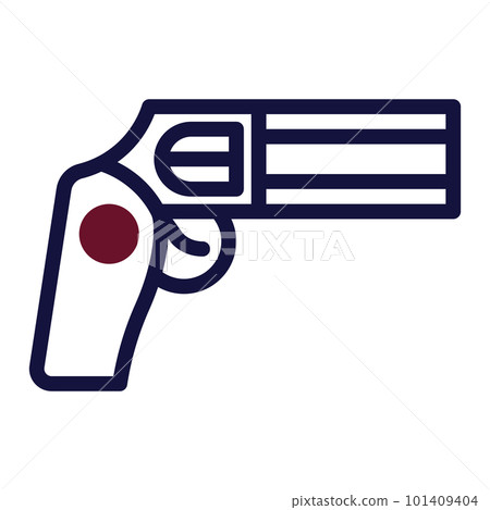 military icon duotone maroon navy style illustration vector army element and symbol perfect. 101409404