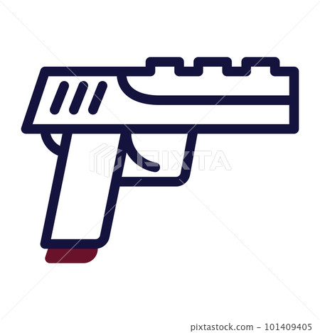 military icon duotone maroon navy style illustration vector army element and symbol perfect. 101409405