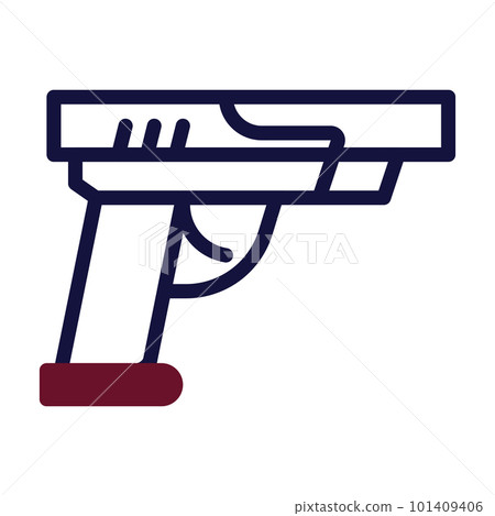 military icon duotone maroon navy style illustration vector army element and symbol perfect. 101409406