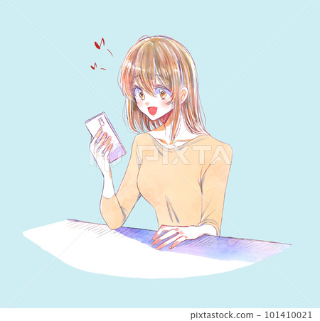 Women who enjoy using smartphones Women who enjoy using smartphones 101410021
