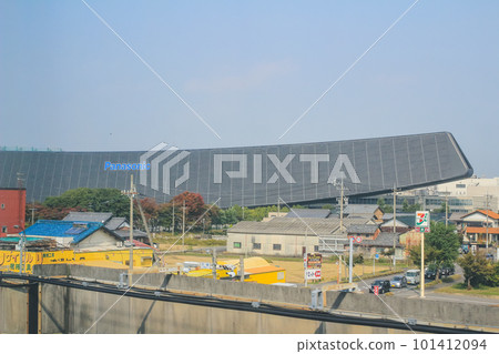 the view out of Shinkansen bullet train line 2 Nov 2013 101412094