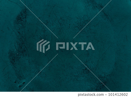 Dust scratches. Distressed texture. Worn overlay. Teal blue black particles grain defect on dark used grunge illustration abstract background. Dust scratches. Distressed texture. Worn overlay. Teal blue black particles grain defect on dark used grunge illustration abstract background. 101412602