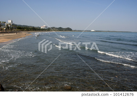 A popular sightseeing spot in Miyazaki, the tropical scenery of Aoshima Coast in the Aoshima area A popular sightseeing spot in Miyazaki, the tropical scenery of Aoshima Coast in the Aoshima area 101412676