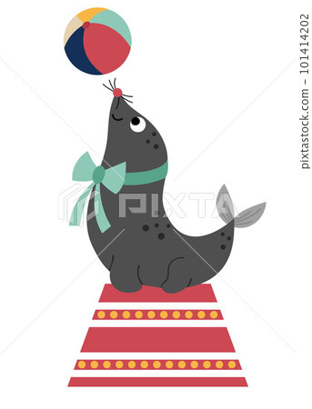 circus seal clip art