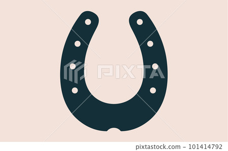 Sign lucky horseshoe Sign lucky horseshoe 101414792