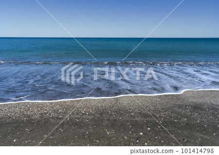 Shell Beach, San Antonio East Harbor, Rio Negro, Patagonia Argentina. 101414798