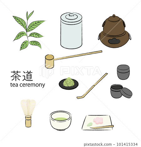 插圖集茶道用具無名稱 101415334