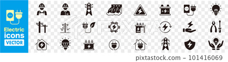 電力 電 圖標 101416069