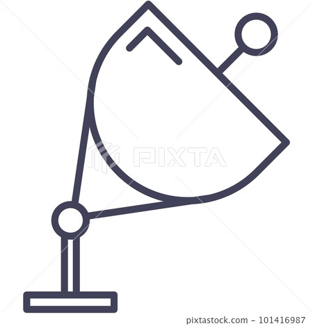 5g cellular antenna icon line vector illustration 101416987