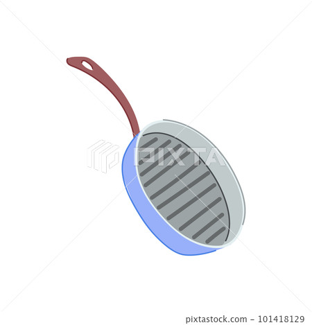 kitchen frying pan cartoon vector illustration kitchen frying pan cartoon vector illustration 101418129