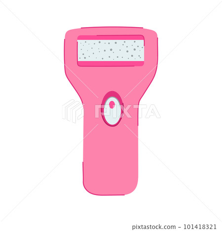 female callus remover cartoon vector illustration 101418321