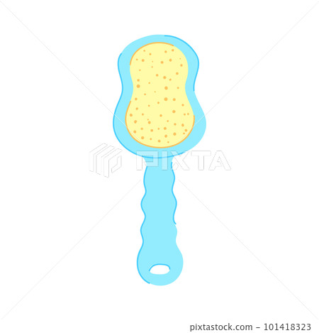 pedicure callus remover cartoon vector illustration 101418323