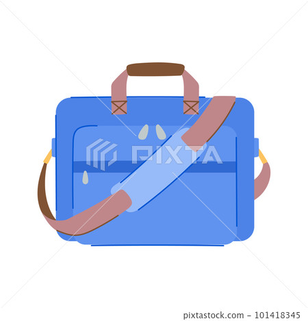 suitcase briefcase for men cartoon vector illustration 101418345