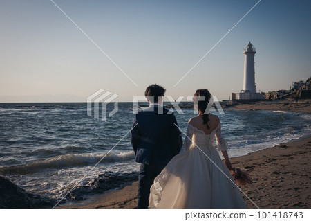 wedding photo by the sea wedding photo by the sea 101418743
