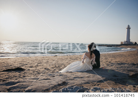 wedding photo by the sea wedding photo by the sea 101418745