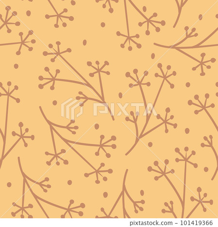 Floral dandelion abstract seamless pattern illustration  101419366