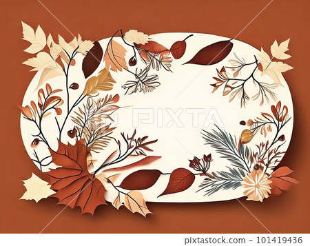 Boho-inspired sale with a colored background. Generative AI. 101419436