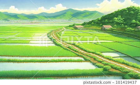 田園風光 生成AI 田園風光 生成AI 101419437