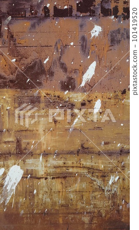 Rusted iron plate 101419520