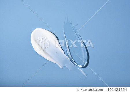 Assortment of smears of cream or lotion Assortment of smears of cream or lotion 101421864