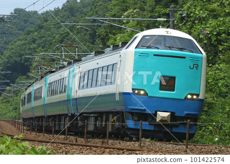 北陸本線 Kurikara-Tsubata JR 東日本 485 系列 R21 編隊(新潟)北越 北陸本線 Kurikara-Tsubata JR 東日本 485 系列 R21 編隊(新潟)北越 101422574