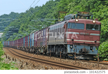 北陸本線 Kurikara-Tsubata JR Freight EF81-116（富山） 101422575