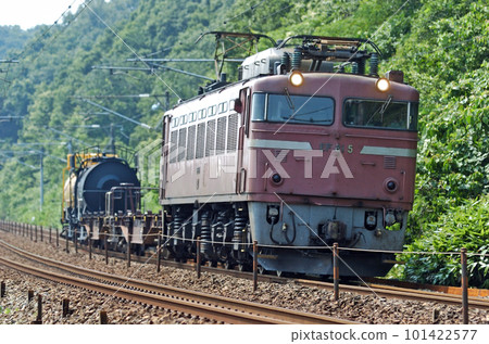 北陸本線 Kurikara-Tsubata JR Freight EF81-5(富山) 北陸本線 Kurikara-Tsubata JR Freight EF81-5(富山) 101422577